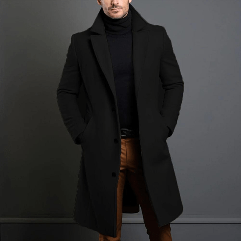 Sire | Long Winter Trench Coat for Men