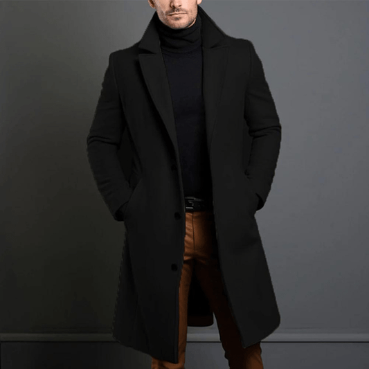 Sire | Long Winter Trench Coat for Men