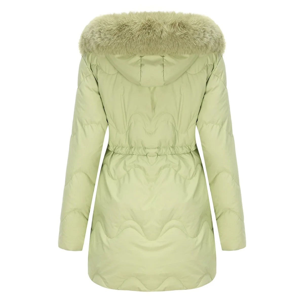 Isabella | Elegant Fur-Trimmed Quilted Winter Coat