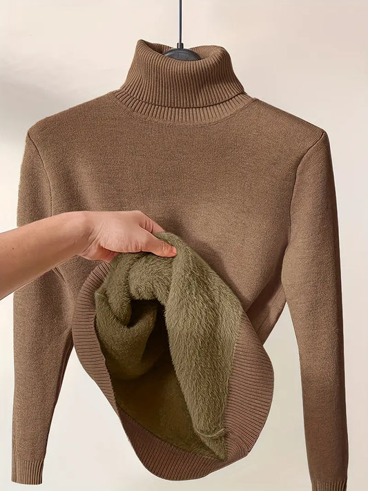 Winter Turtleneck Jumper For Women