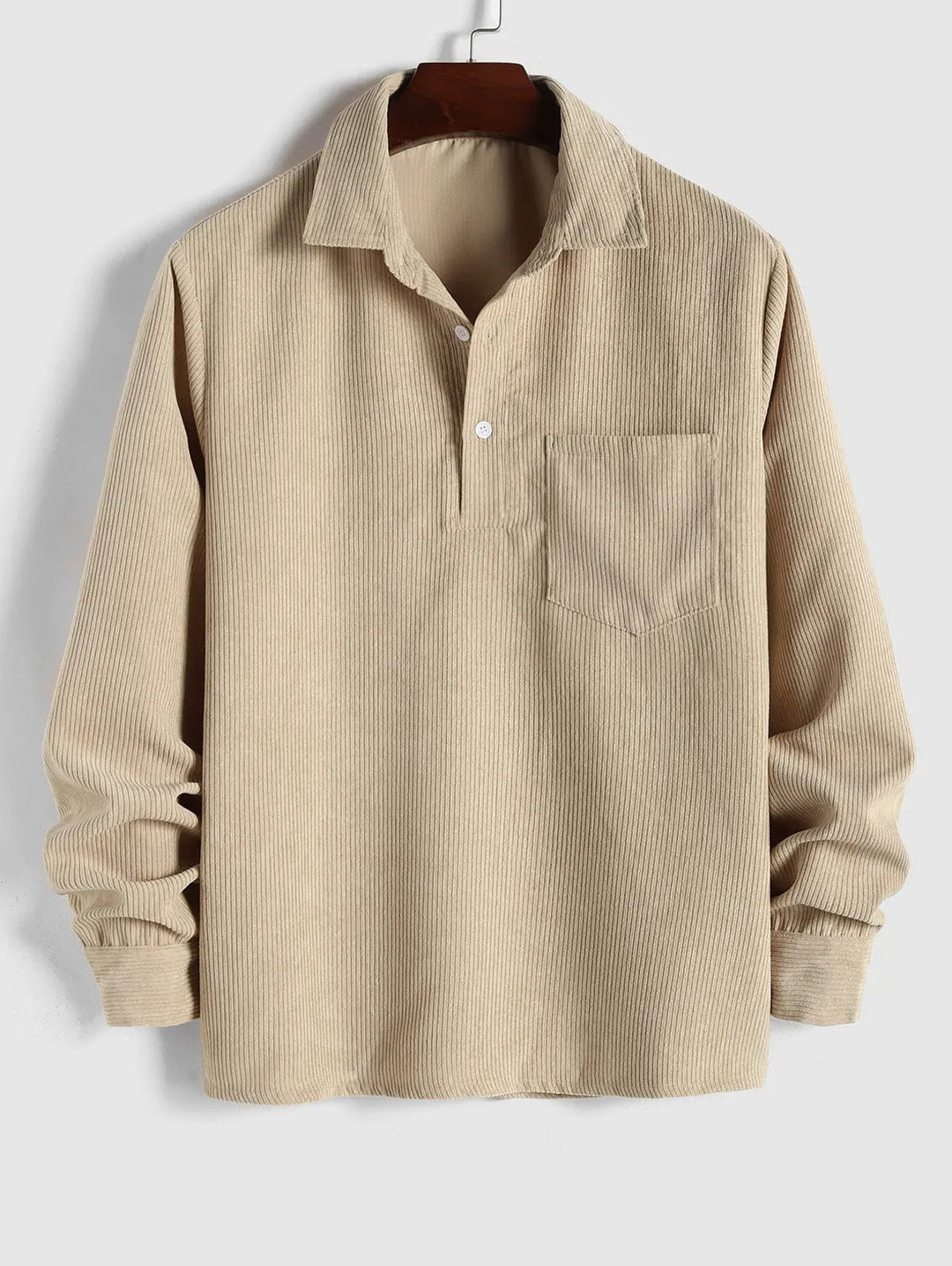 Zaiden | Corduroy Sweater with Elegant Texture for Men